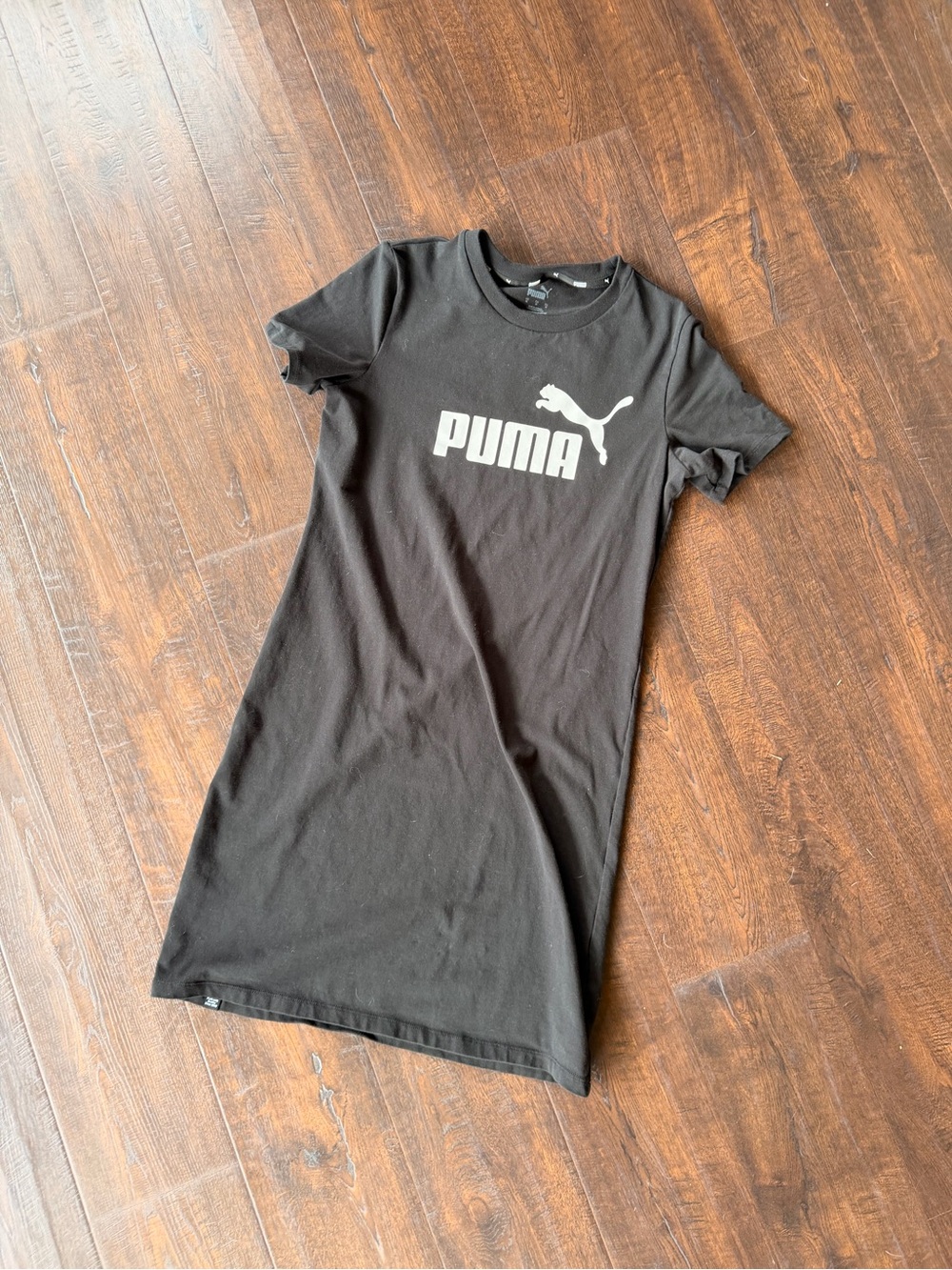 Puma Black Logo T-Shirt Dress